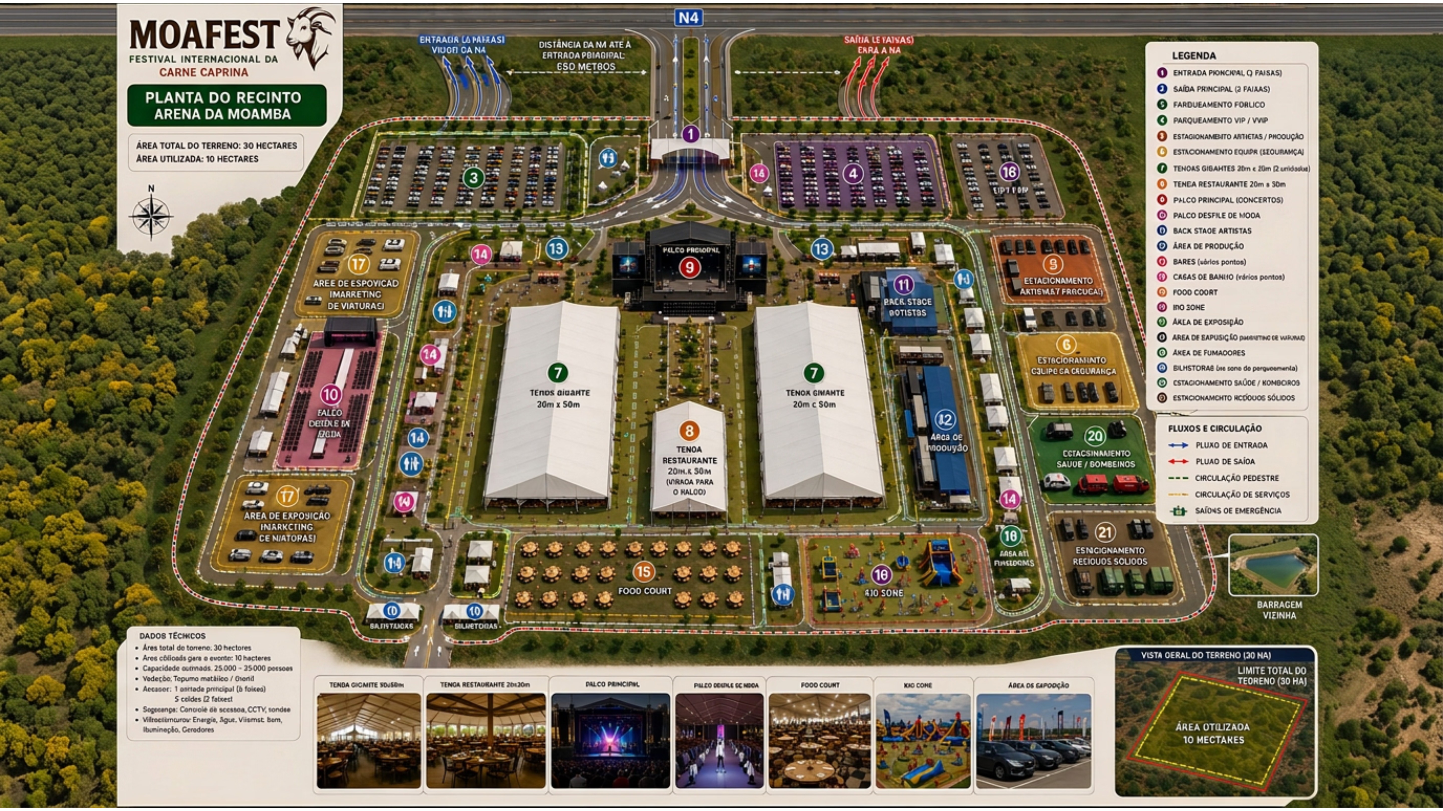 MOAFEST conceptual festival layout